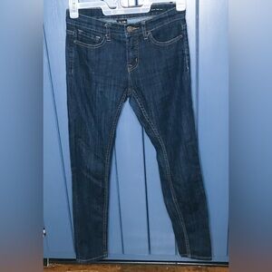 Urban Outfitters BDG Dark Rinse Twig Ankle Jeans Womens Fits 2 4 Skinny Preppy